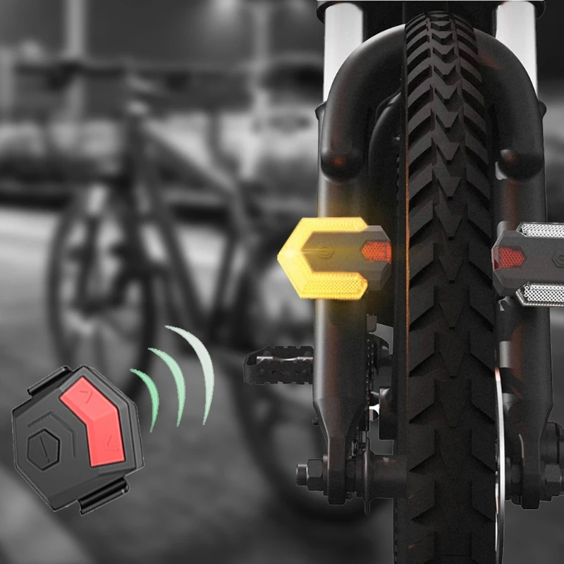 Bike Turn Signals and Rear Light with for Smart Wireless Remote Control  Bicycle Taillight for Cycling Safety Warning Lamp