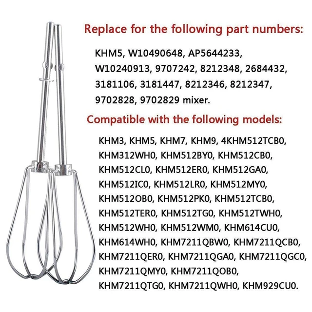 KitchenAid KHMPW Hand Mixer Stainless Steel Pro Whisk