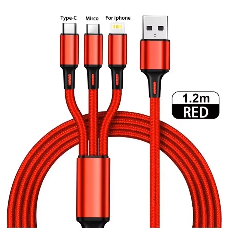 3-In-1 / 4-In-1 USB Cable Type C Usb Micro For thumbnail 6