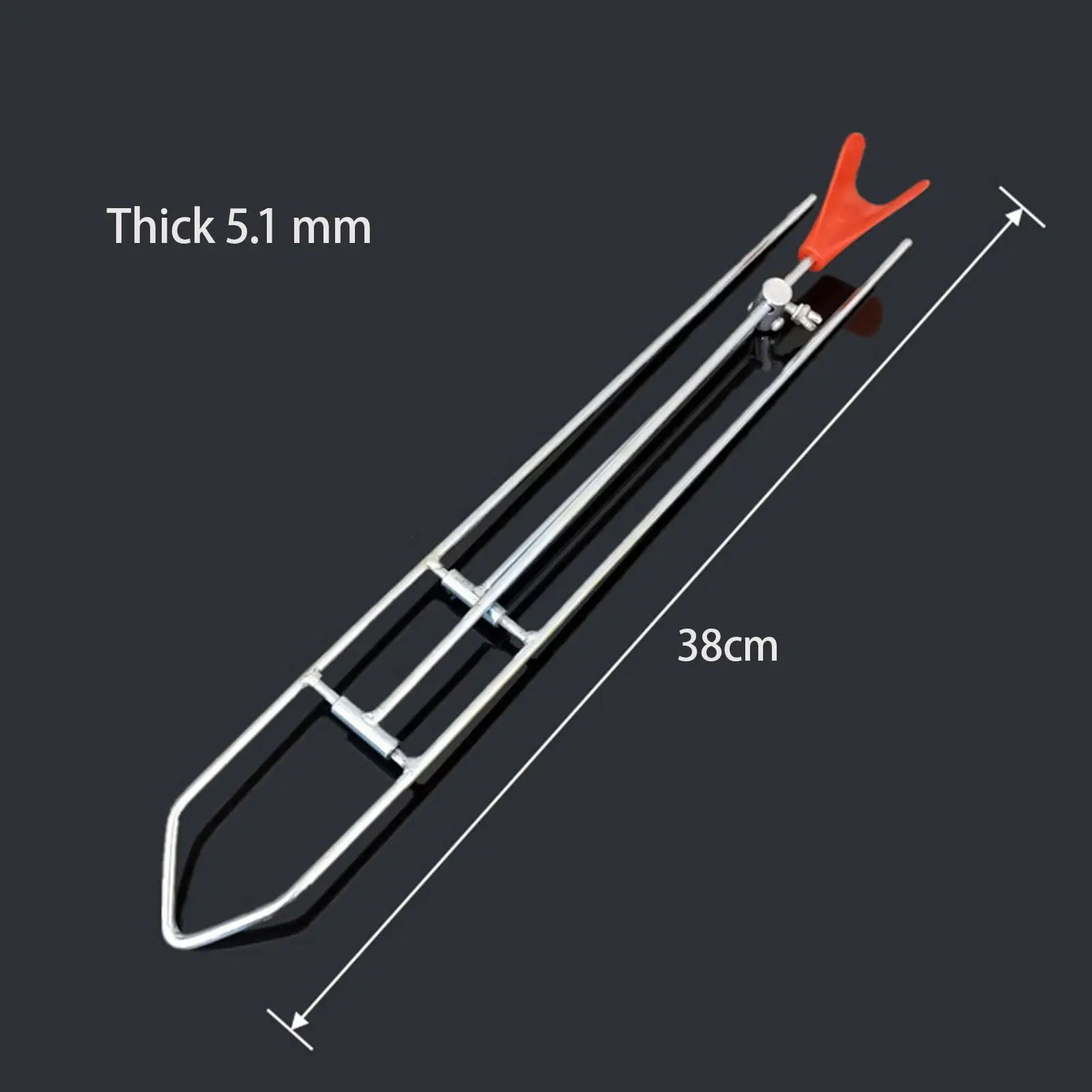 Fishing Rod Holder Adjustable Ground Insert Folding Rod Stand for Fishing