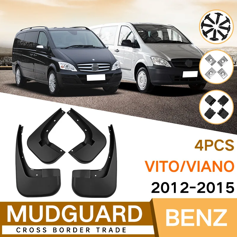 

Mud Flaps For Mercedes Benz viano 2012-2015 MudFlaps Front Rear Fender Car Accessories