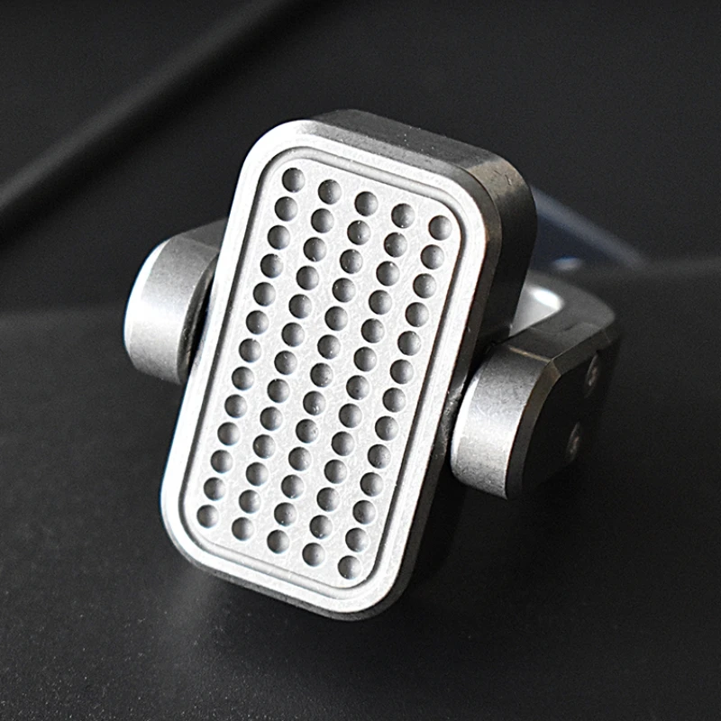 EDC Shake Mechanical Push Card Slider Decompression Fidget Spinner Titanium Alloy Magnetic Stress Relief Fingertip Gyro Toy Gift
