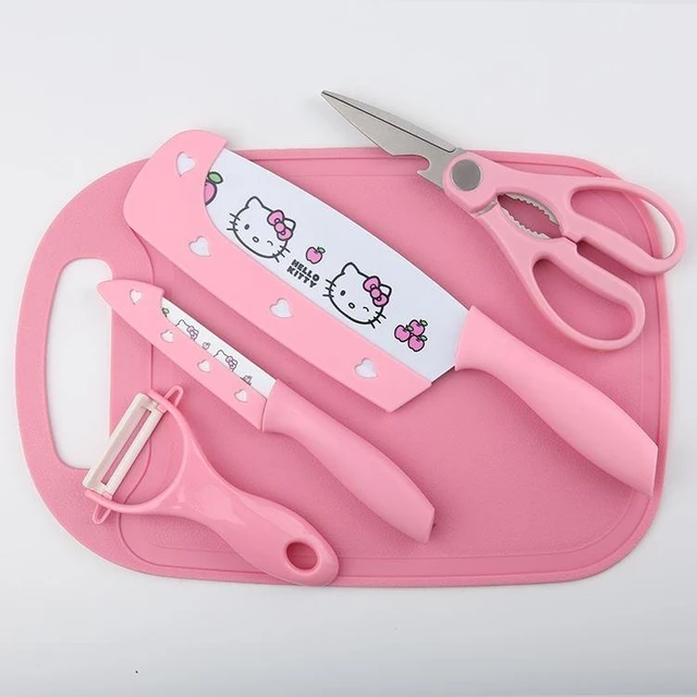 Hello Kitty Knife Set Multi-Functional Knife Cute Fruit Knife