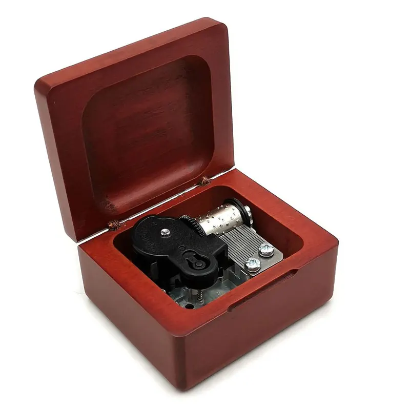 bronzing Wooden Elfen lied music lilium Music Box For new year Christmas Birthday music box gift Valentine's Day Gifts 2