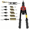 M3-M12 BT-606 Riveter Gun Tool Riveter Interchangeable Mandrel Insert Threaded Nut Rivet Drilling Rivet Hand Tool 4