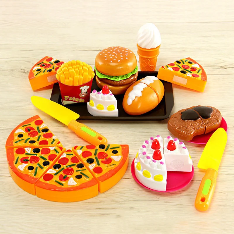 Plastic Pretend Play Kitchen Food Toys for Kids