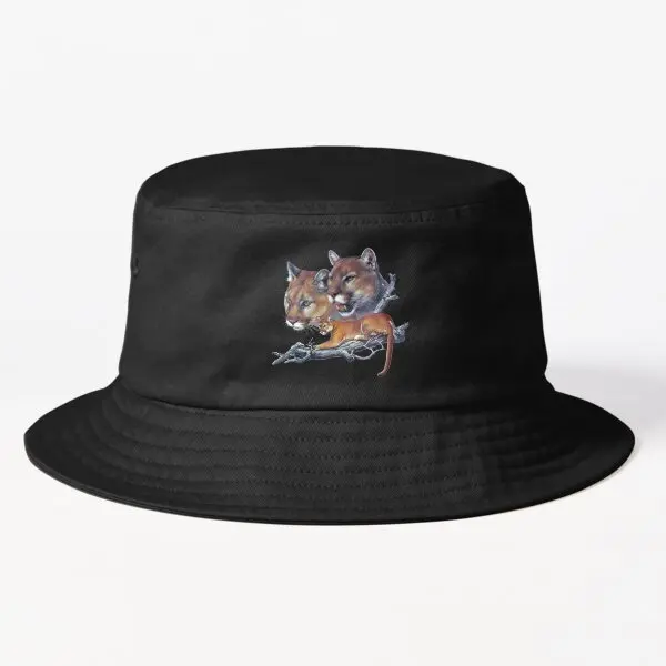 

Mountain Lions Bucket Hat Bucket Hat Mens Hip Hop Outdoor Casual Fish Solid Color Summer Boys Sun Fishermen Women Caps Fashion