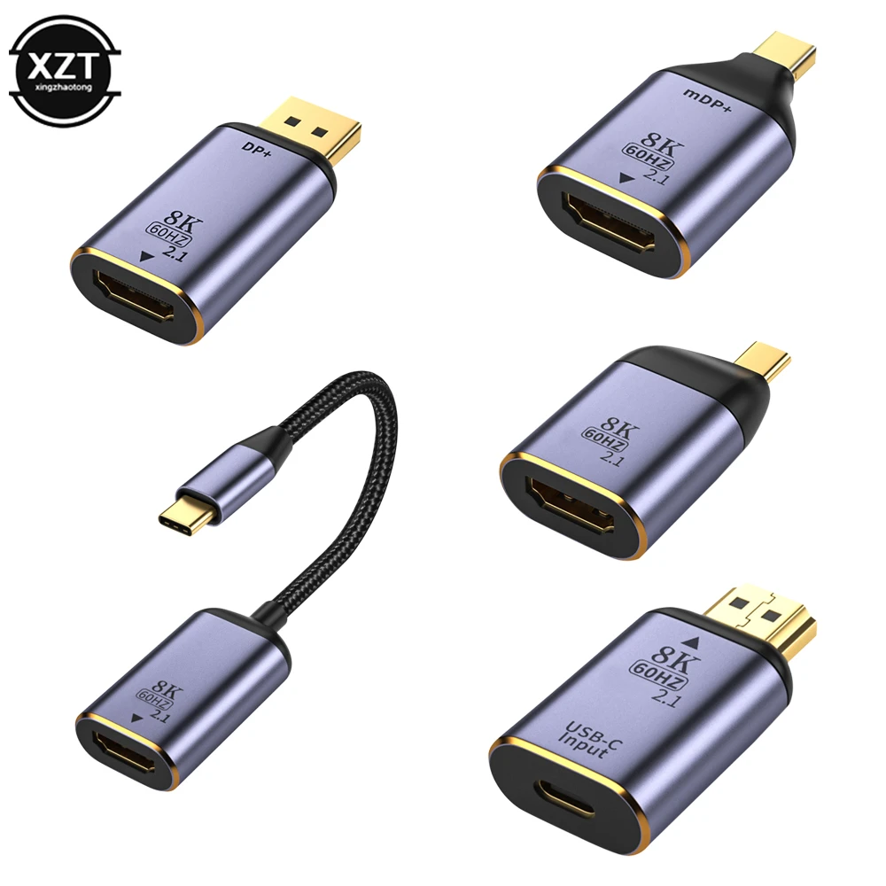 Usb C Mini Hdmi Adapter Usb C Hdmi 2.1 Adapter | Mini Hdmi Type C Adapter - Type C/dp - Aliexpress