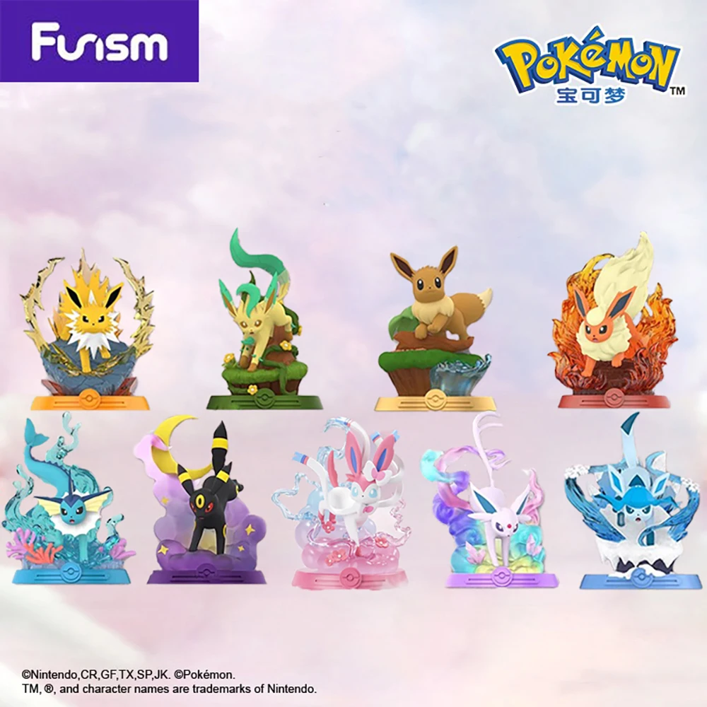 

Фигурки фигурок Eevee Vaporeon, фигурки Umbreon Leafeon, фигурки сильвеона, коллекционные подарки для детей, оригинал