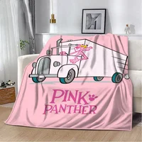 P-Pink PantherS Sofa Blankets for Adults Cute Throw Blanket Luxury Bedding Thin Wadding Blanket King Size Blankets and Throws 1