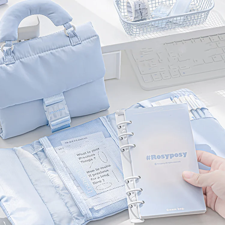 Notebook Journal Diary Planner Multi-layer Storage Bag Handbook School Stationery