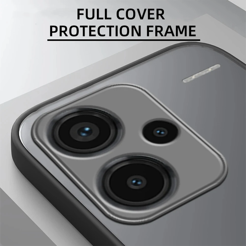 Enhanced Shockproof Armor Case with Soft TPU Bumper and Clear Hard PC Cover