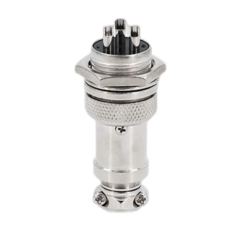 5/10/100Set GX12 GX16 GX20 2 3 4 5 6 7 8 9 10 12 14 15 Pin Docking Aviation Plug Socket Waterproof Circular Connector 4