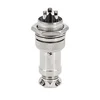 5/10/100Set GX12 GX16 GX20 2 3 4 5 6 7 8 9 10 12 14 15 Pin Docking Aviation Plug Socket Waterproof Circular Connector 4
