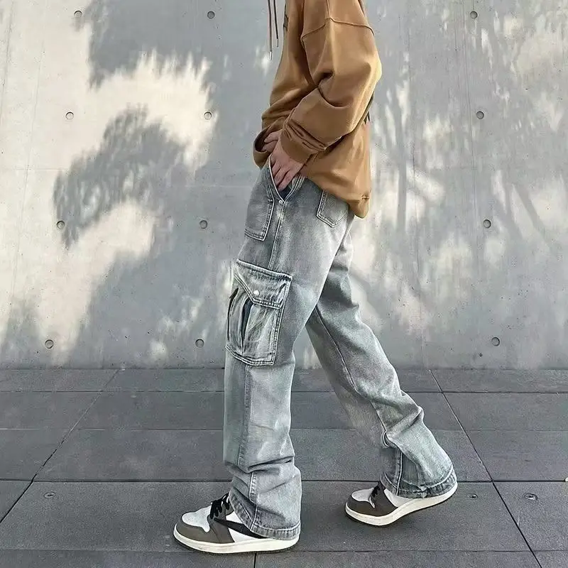 Oversize Pants Cargo Y2k Sweatpants Male Men Trousers Man Casual Black Men's Hip Hop Overalls Trendyol Baggy Women's Fashion