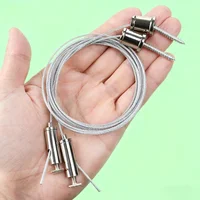 ชุดอุปกรณ์แขวนสายไฟ 2/4/8 ชุด, ชุดอุปกรณ์แขวนไฟตู้ปลา, สายสลิงปรับระดับได้สำหรับไฟแบบเส้น, โคมไฟแขวน, โคมไฟห้อย 3