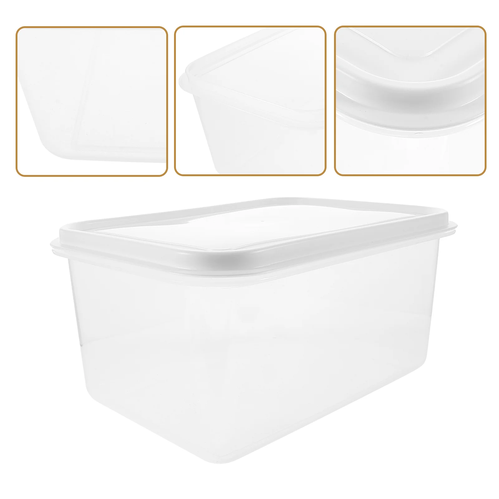 

Dough Fermentation Box Proofing Container Reusable Plastic Bowl Storage Containers Multi-function