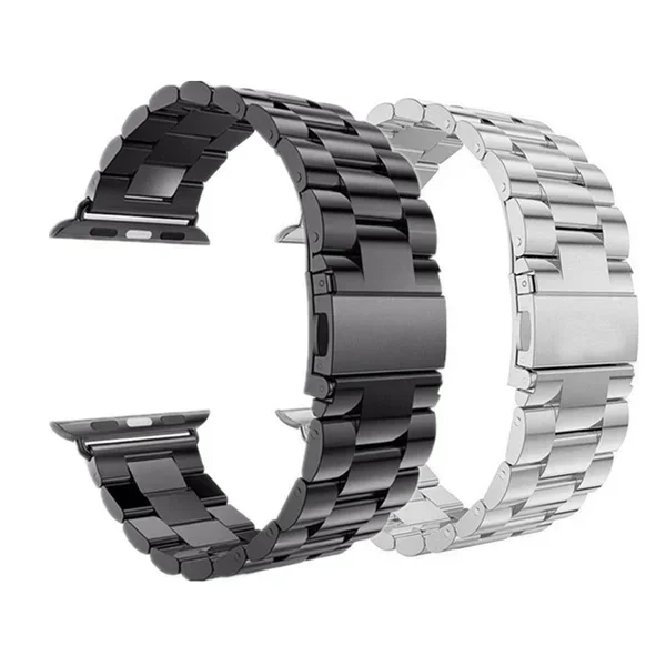 Elegant Stainless Steel Watch Band - Premium Metal Strap Bracelet