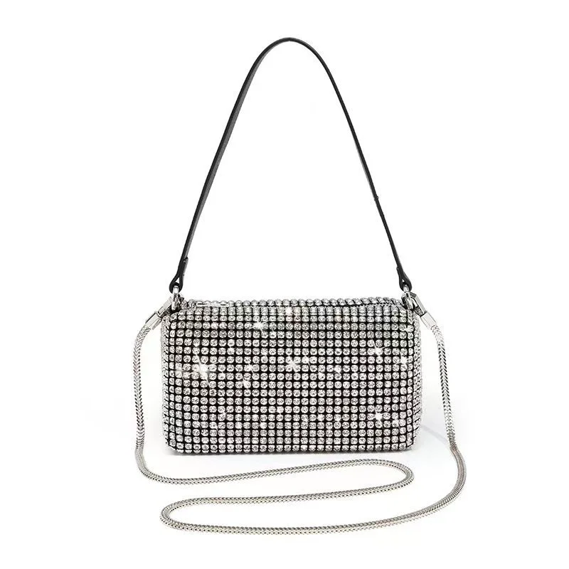 

Women's bag 2023 AW New Rhinestones Handbags for Women Bags Diamonds Shoulder Bag Purse Ladies Female Crossbody Bag shining bag