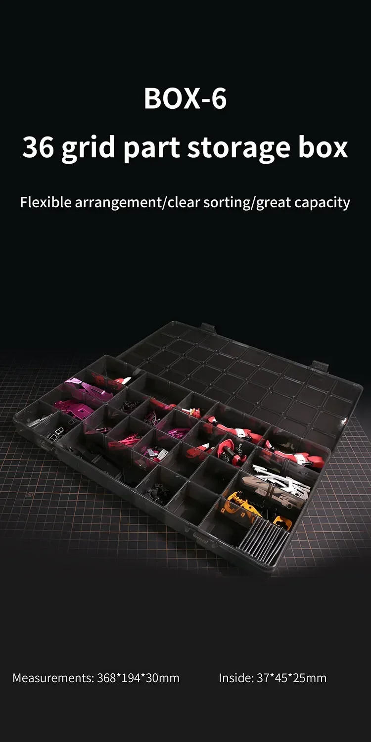 DSPIAE Model Kit parts tool BOX-06 tool box storage box
