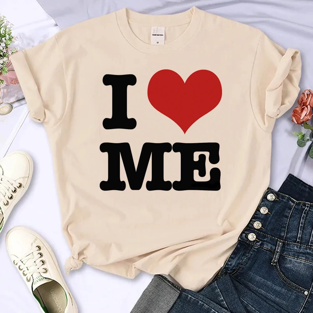 

Футболка женская с надписью «I Love ME», 2000