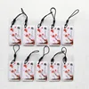 Multiple Patterns IC 13.56MHz UID Writable Rewritable Waterproof Keyfobs Key Tag Changeable S50 1K RFID Pendant Ring Card 10Pcs 5
