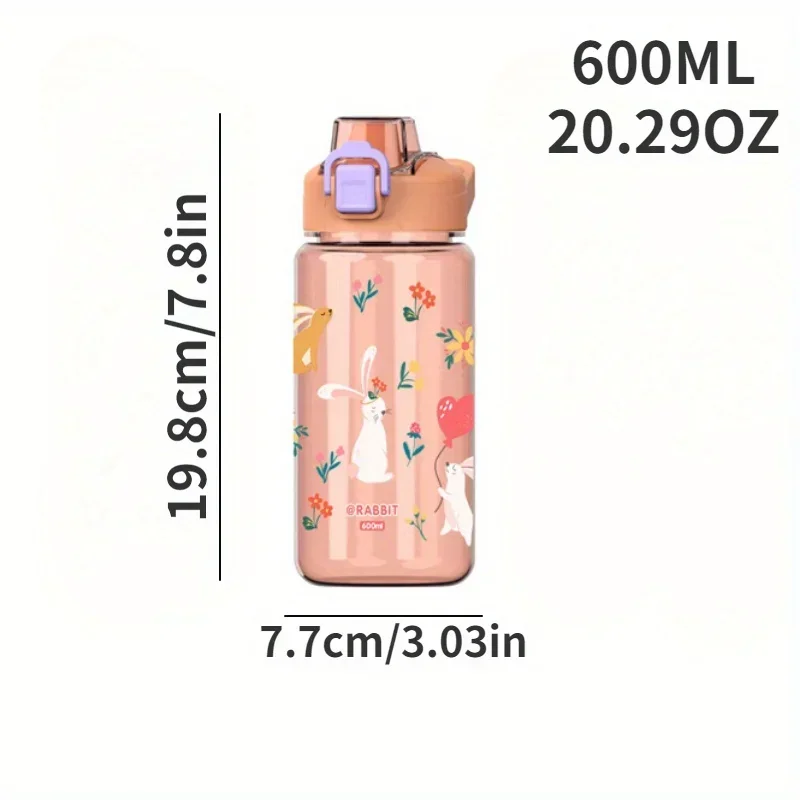 Large Capacity Water Cup with Straw, Suitable for Daily Outdoor Activities, Back To School Season Water Cup, Sports Water Cup