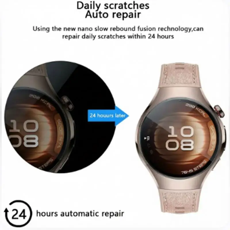 Privacy Hydrogel Film Screen Protector for Smartwatches (3-4 Pack)