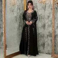 2025 Abayas pour femmes dubaï luxe africain musulman Robe de mode Caftan Marocain robes de soirée Boubou Robe Djellaba Femme 3