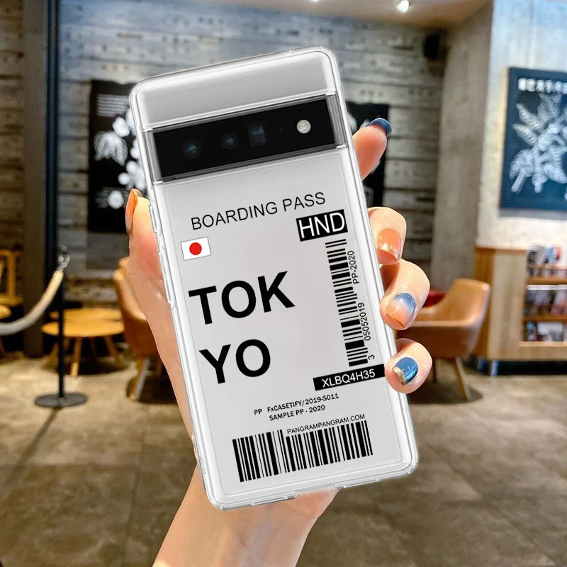 World City Travel Ticket New York Phone Case
