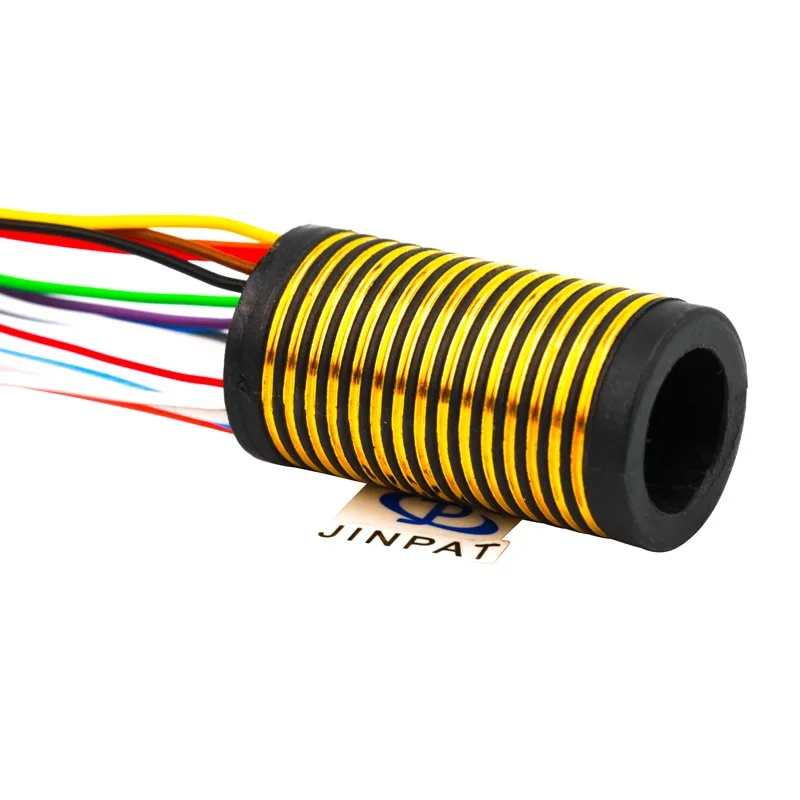 

Separate Slip Ring with 15 Circuits Gold To Gold Contact Smooth Running and Low Electrical Noise