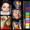 10-color Water Activation UV Painting Palette Set Face Water-based DIY Fluorescent Body Paint Camouflage Paste Eyeliner Makeup 2