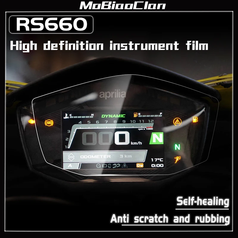 

For Aprilia RS660 RS 660 2020- 2023 Motorcycle Instrument Scratch Cluster Screen Protection Film Dashboard Protector membrane