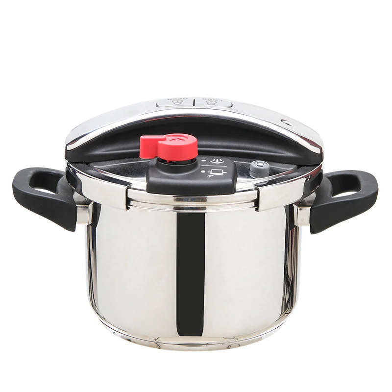 

304 Stainless Steel Pressure Cooker Safety Explosion-Proof One-Key Opening And Closing Two Gear Adjustment Kitchen Bar Tools