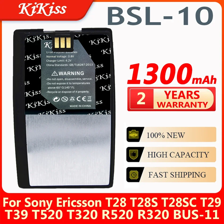 Batteria Kikiss Bsl10 Bsl-10 1300Mah Per Batterie Sony Ericsson T28 T28S T28Sc T29 T39 T520 T320 R520 R320 Bus-11