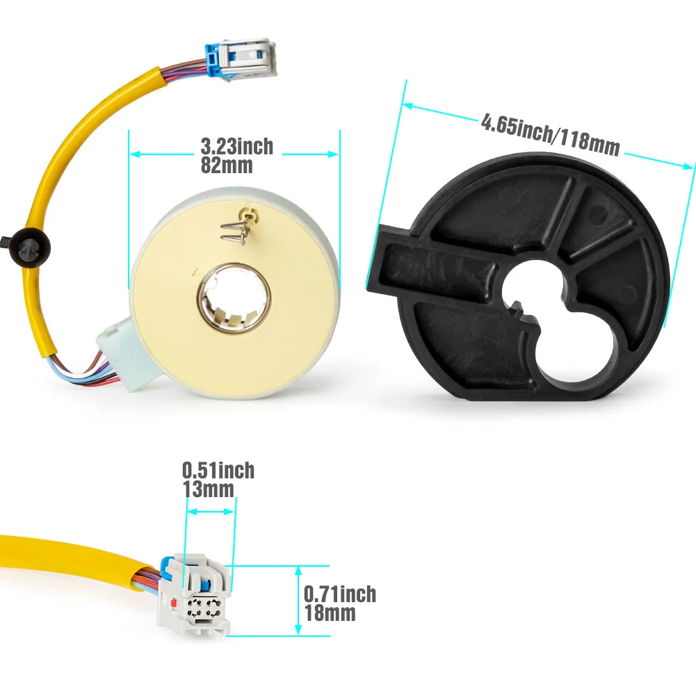 5PCS New Power Steering Torque Rotation Sensor Replacement For Ford Escape 2008-2012 For Mercury CL8Z3F818A CL8Z-3F818-A