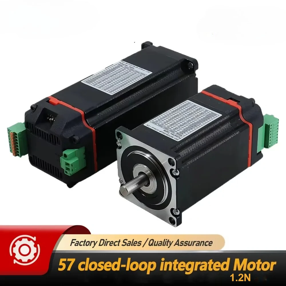 HLTNC Nema23 폐쇄 루프 스테퍼 모터 1.2n 2n 2.5n 3Nm 하이브리드 통합 서보 모터 (드라이버 포함) 3D 프린터 CNC 조각기용