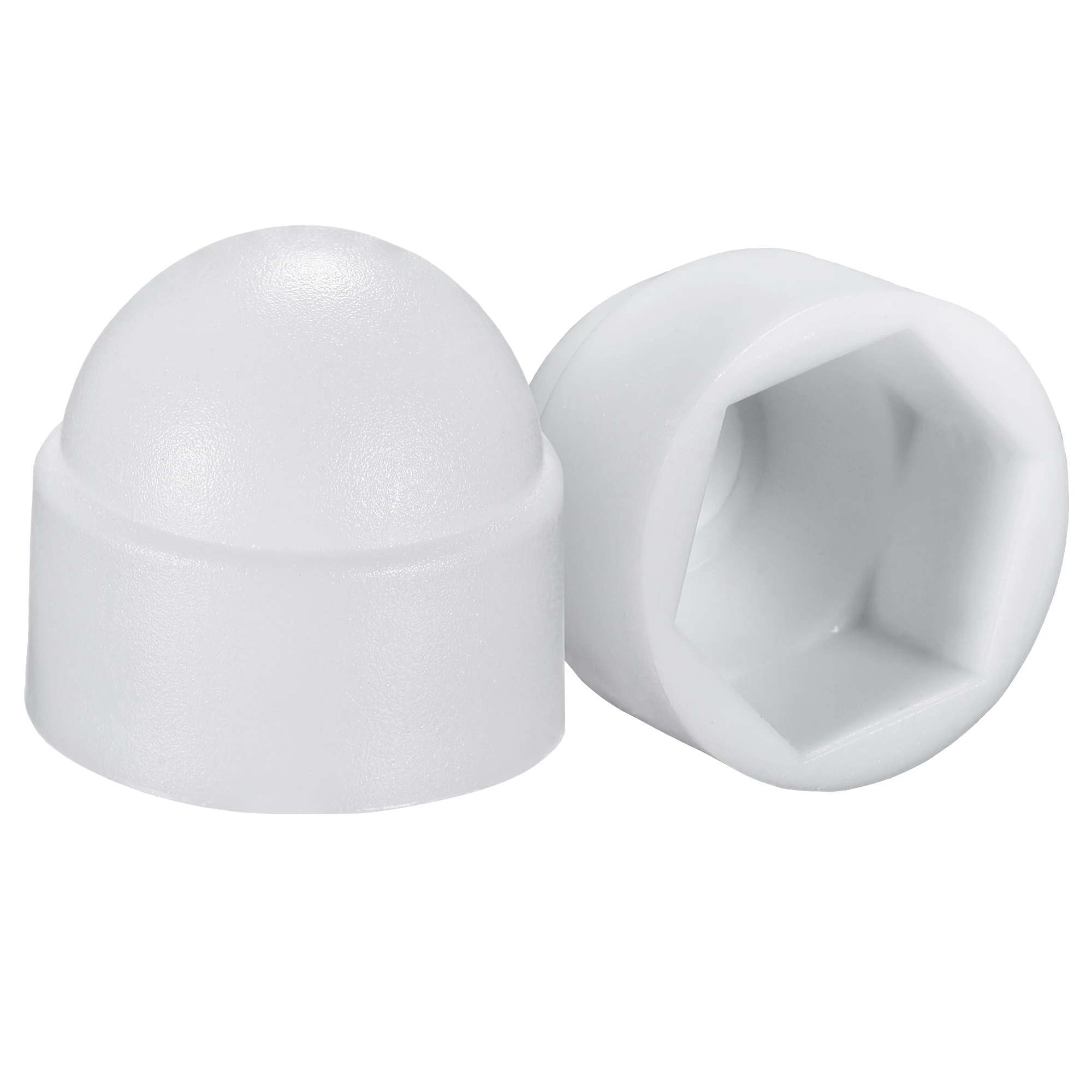 

Uxcell Plastic Dome Bolt Nut Protection Cap M10 / 17mm Hex Screw Cover White 25 Pcs
