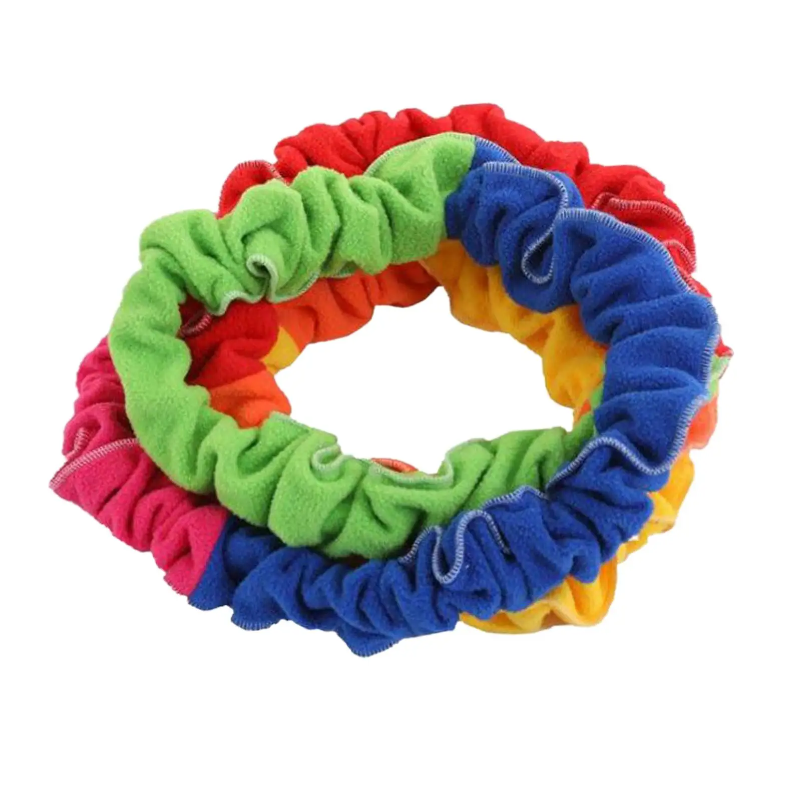 

Cooperative Stretch Band Elastic Fleece Tug Multi Color Kindergarten Cooperative Play Family Legged Race Bands