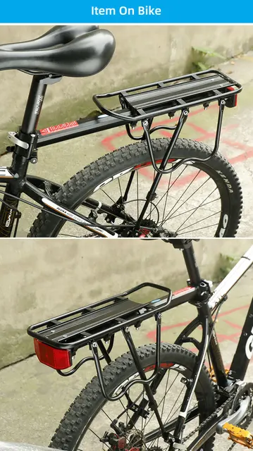 Bicycle Rear Rack Bracket Bike Rack For Suv Rear Bike Rack With Large Reflective – Universal ...