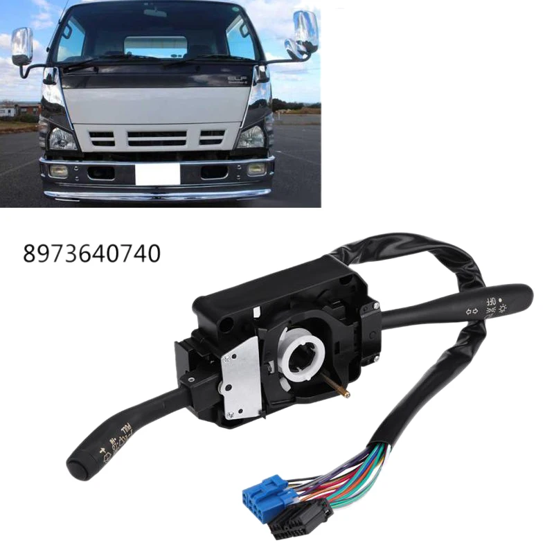 luzes controle do limpador interruptor combinado 8973640740 para npr nqr 01
