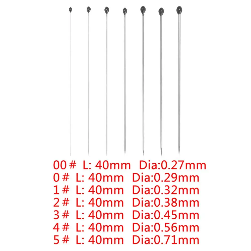 Sewing pins 100Pcs stainless steel specimen pins high hardness needle good flexibility sharp tip entomology education lab accessories