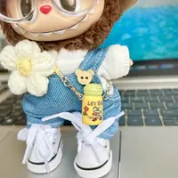 Ropa Labubu Doll Thermos Cup Model Mini Water Bottle Baby Bottle Pendant Accessories Doll Clothes Outfit Decoration 1