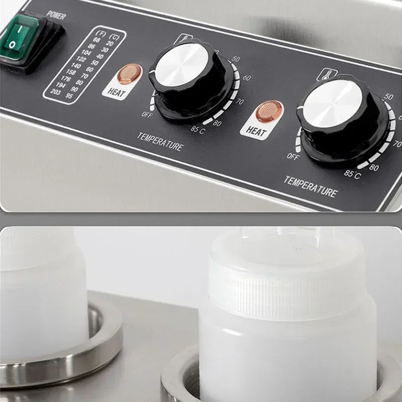 Desktop Double Head Round Juice Warmer Insulation Machine Steamer Electric  Automatic Fast Heating Stainless Steel 5