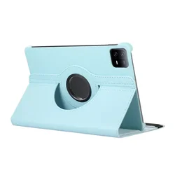 360° Rotating Flip Stand Tablet Case Cover, Compatible with Xiaomi Pad Series for Xiaomi Pad 6 11inch (Sky Blue)