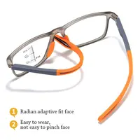 Nouveau TR90 Anti-lumière bleue multifocale lunettes de lecture hommes femmes progressif proche loin lunettes ultralégères sport Farsight lunettes 5