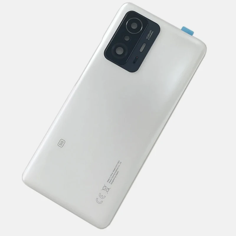 Phone Back Cover Grade AAA Camera Lens For Xiaomi Mi 11T Mi 11T Pro Back Housing Cover Door Adhesive