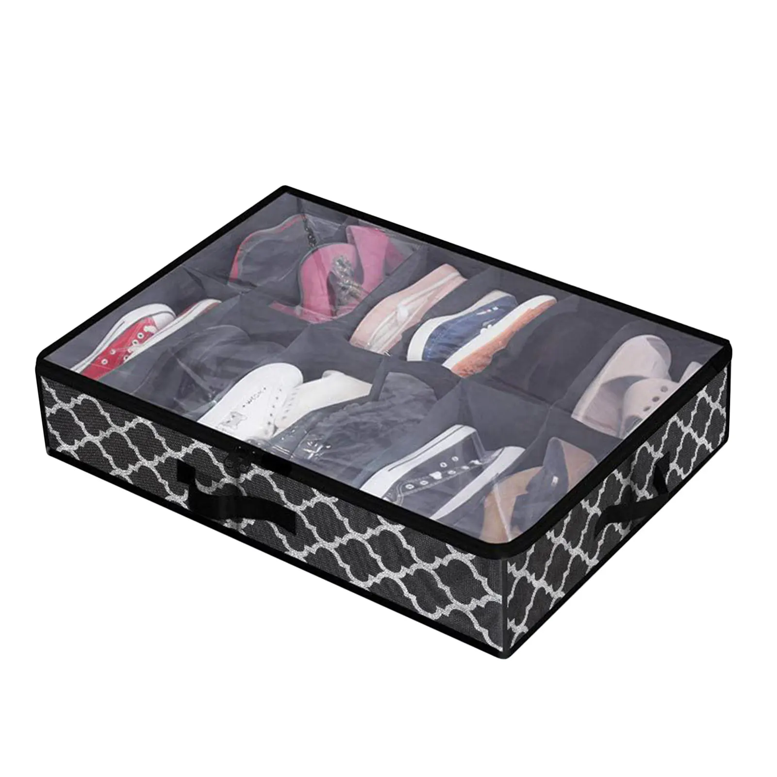 Shoe Box Shoes Storage Organizer  Shoes Organizer Box Bed Closet