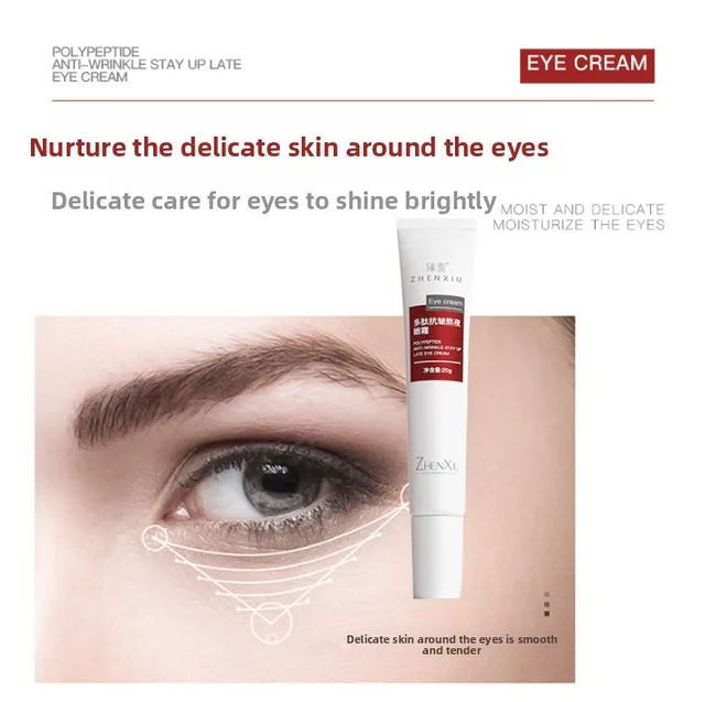 Peptide Anti-Wrinkle Eye Cream: Reduces fine lines, hydrates, moisturizes, firms and lifts, improving the eye area