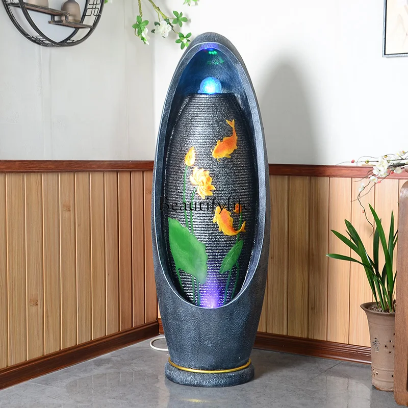 

Геомангическое украшение для китайского клуба, фонтан с изображением богатства, креативное плавание воды, ручная работа в помещении